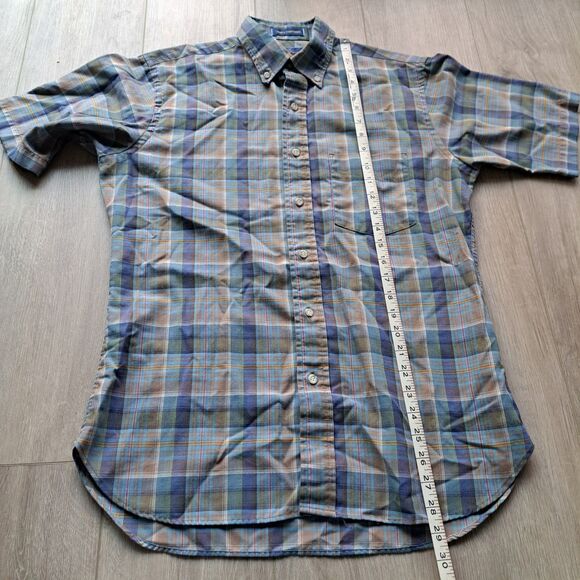 Vintage Pen West Country Traditionals by Pendleton Shirt Short Sleeve Plaid M - Picture 7 of 8